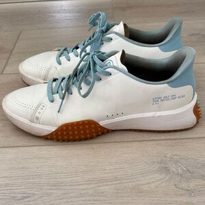 G/Fore White and light Blue Golf Shoes